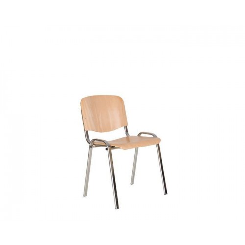 Стул ISO wood chrome