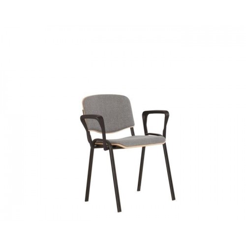 Стул ISO wood plus arm black Стул ISO wood plus arm black