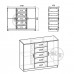 Комод-5+2 МДФ