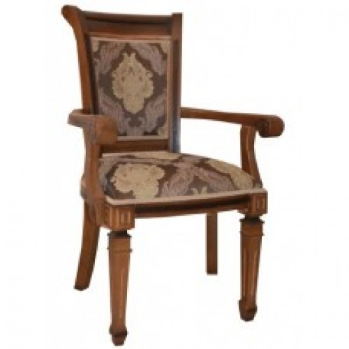 Стул с подлокотниками Эдельвейс кожа 03-46867