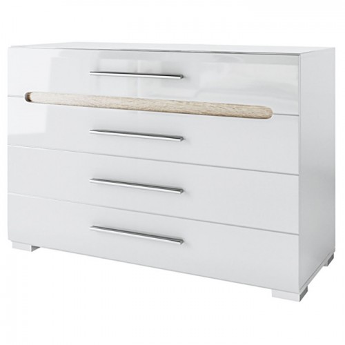 Комод Б'янко Білий / Дуб сонома Комод Б'янко Білий / Дуб сонома