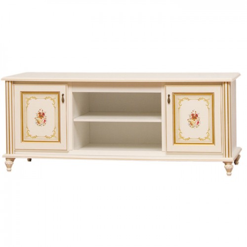 Комод ТВ Парма 1.5 Білий / прованс світлий