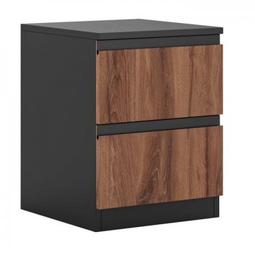 Тумба Фріда Дуб ліворно/Чорний