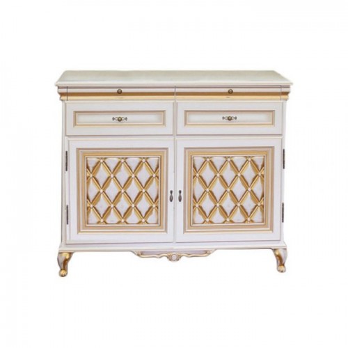 Комод Ліворно 2Д 1.3 Білий / Прованс світлий з патиною