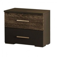 Тумба Лілея нова Дуб гранж колоніальний/ Антрацит