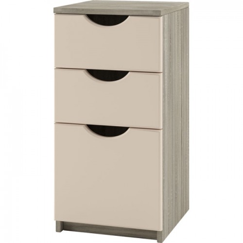 Тумба Саванна Дуб крафт сірий/Льон Тумба Саванна Дуб крафт сірий/Льон