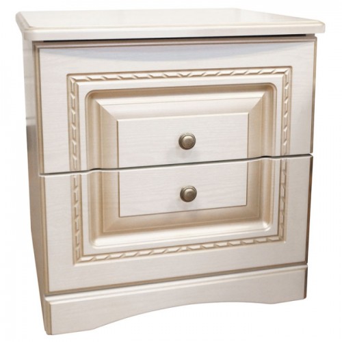 Тумба Ніколь Білий / Біле дерево, патина Тумба Ніколь Білий / Біле дерево, патина