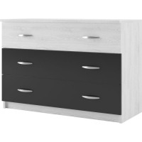 Комод Соня Артвуд світлий/ Антрацит