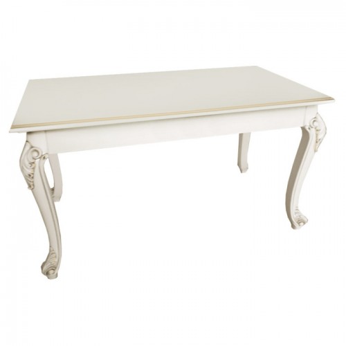 Стіл обідній Ліворно Білий / Прованс світлий з патиною Стіл обідній Ліворно Білий / Прованс світлий з патиною