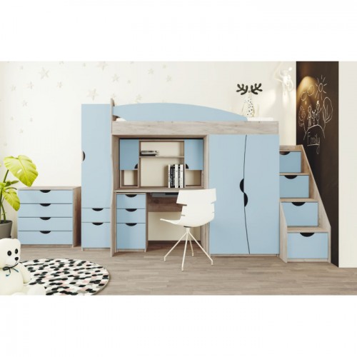 Дитяча Саванна Дуб крафт/ Блакитна лагуна