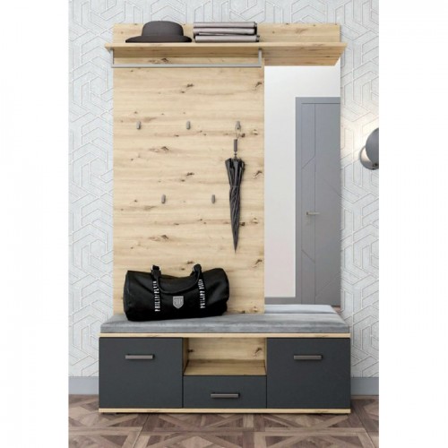 Передпокій Бруна Дуб артизан/ Антрацит