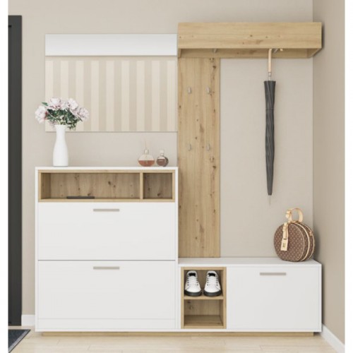 Передпокій Хайді Дуб артизан/ Німфеа Альба