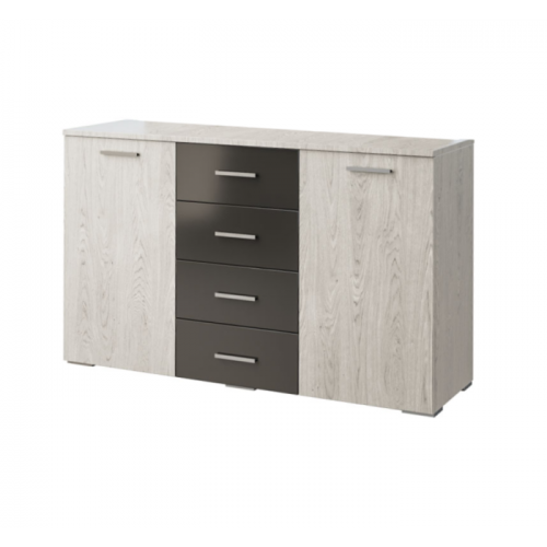 Комод Лілея нова Артвуд світлий/ Антрацит