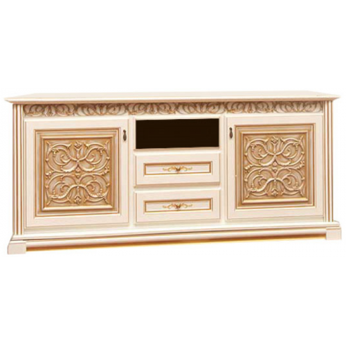 Комод  ТВ Лаціо 1.8 Білий / Прованс світлий з патиною
