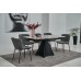 Керамический стол Уго TML-879 ребекка грей + черный