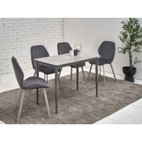 Обеденный керамический стол TM-110 ребекка грей + серый