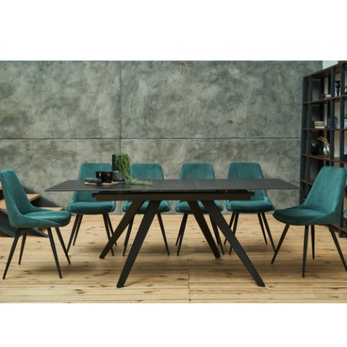 Керамический стол Васко TML-893 неро дорадо + черный