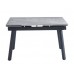Керамический стол TM-88-1 ребекка грей + черный