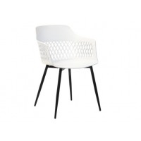 Стул P-10 белый + чёрный