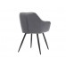 Стул M-62 серый велюр + черный
