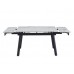 Керамический стол TM-88-1 вайт клауд + черный