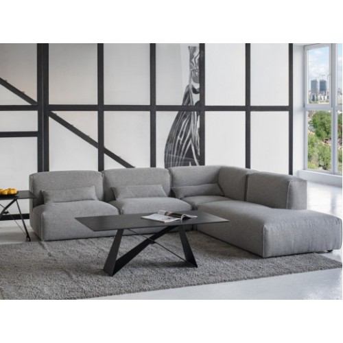 Модульная софа "Рим" серебристо-серый