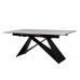Керамический стол Бруно TML-880 белый мрамор + черный Керамический стол Бруно TML-880 белый мрамор + черный