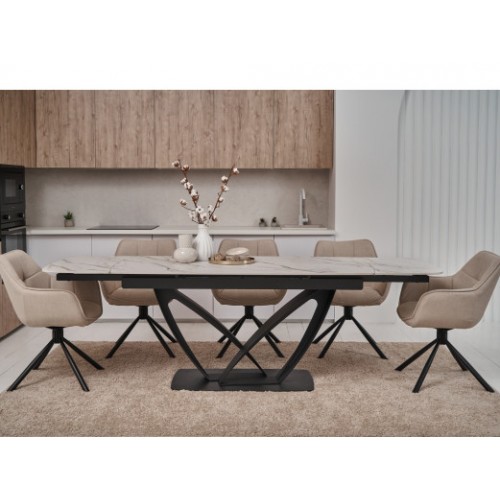 Керамический стол Массимо TML-950 каса голд + черный