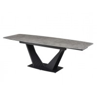 Керамический стол Феличе TML-1000 грей шторм + чёрный