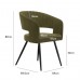 Стул M-68 оливковый + черный