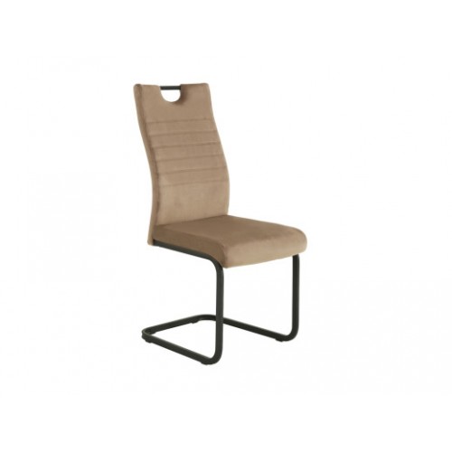 Стул S-121 капучино велюр + черный