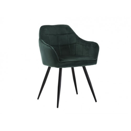 Стул M-62 изумрудный велюр + черный