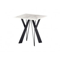 Кофейный стол "Тео" бьянко карарра + черный Кофейный стол "Тео" бьянко карарра + черный