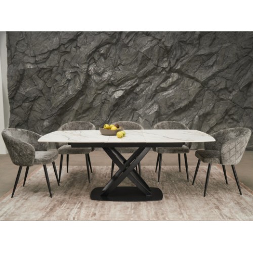 Керамический стол Амелия TML-970 касса голд + черный