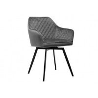 Стул поворотный R-63 серый + черный