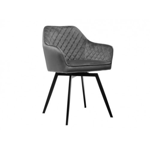 Стул поворотный R-63 серый + черный Стул поворотный R-63 серый + черный