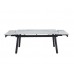 Керамический стол TM-88 вайт клауд + черный Керамический стол TM-88 вайт клауд + черный