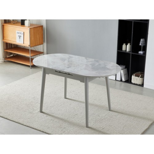 Керамический стол TM-85 ребекка грей + серый