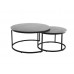 Комплект журнальных столов CT-35 Лоренза петра грей + чёрный