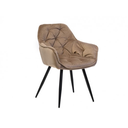 Стул M-65 капучино велюр + черный