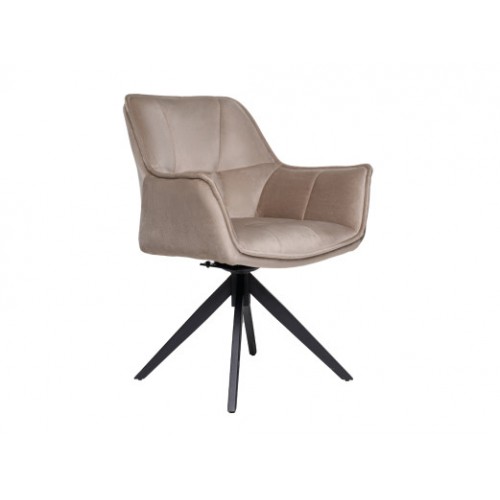 Стул поворотный R-68 капучино + чорний Стул поворотный R-68 капучино + чорний