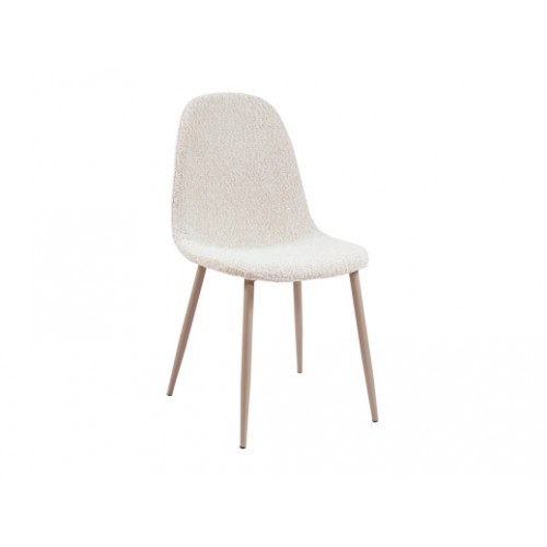 Стул N-160 крем-брюле букле + капучино