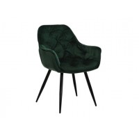 Стул M-65 изумрудный велюр + черный