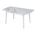 Керамический стол TM-76 вайт клауд + белый
