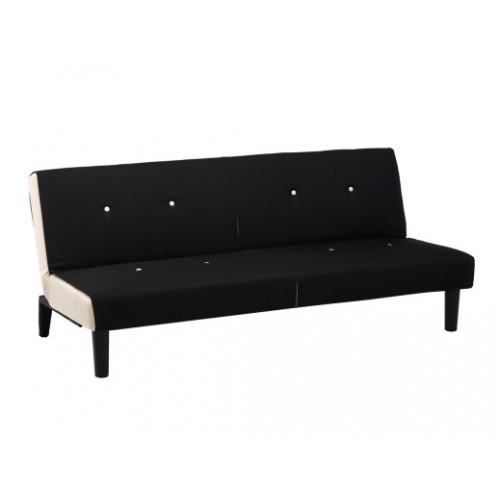 Софа раскладная "Моррис" черний + белый