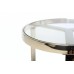 Кофейный стол CB-2 прозрачный + серебро Кофейный стол CB-2 прозрачный + серебро