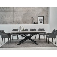 Керамический стол Дино TML-960 калакатта кристалл + черный