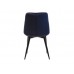 Стул N-46 чернильно-синий велюр + черный