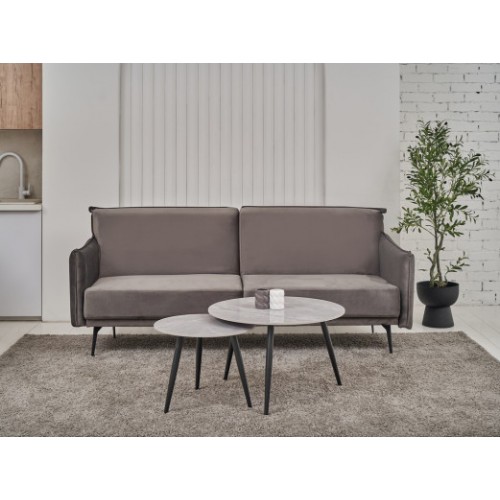 Комплект журнальных столов CT-30 Беатрис ребекка грей + чёрный