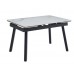 Керамический стол TM-88-1 вайт клауд + черный